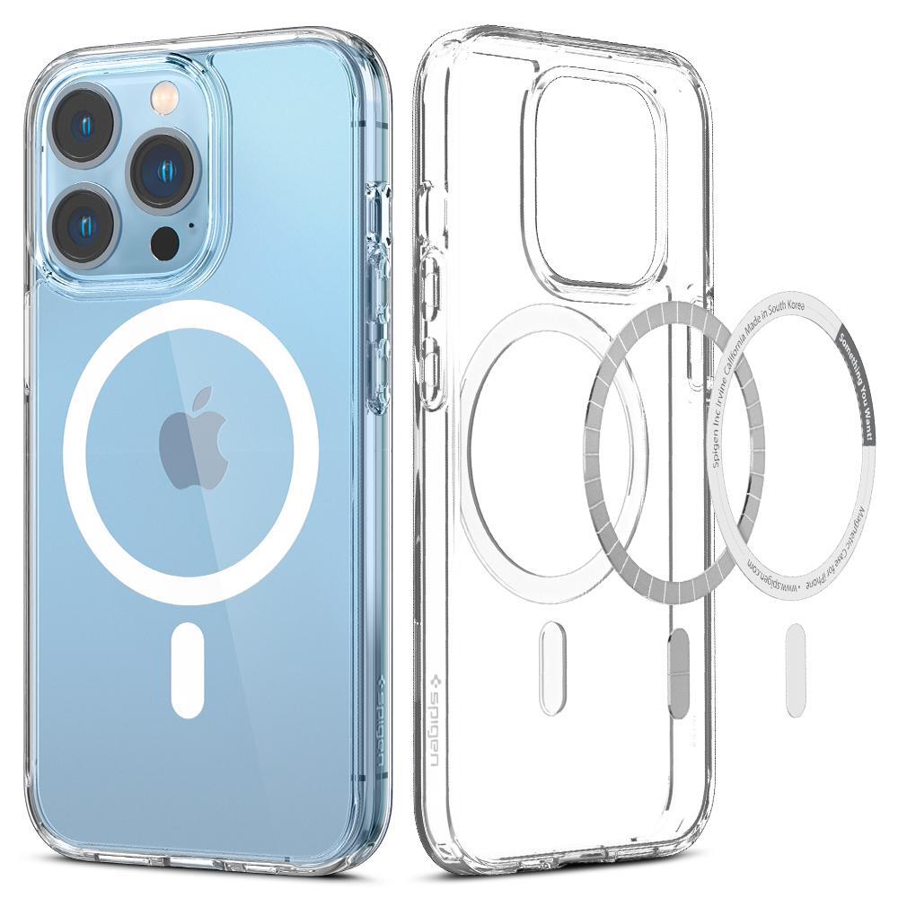iPhone 13 Pro (6.1-inch) 2021 Case, Genuine SPIGEN Ultra Hybrid Mag MagSafe Magnet Cover for Apple