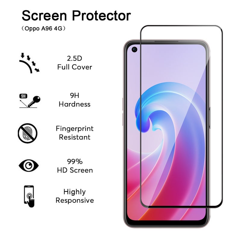 Oppo A96 Full Tempered Glass