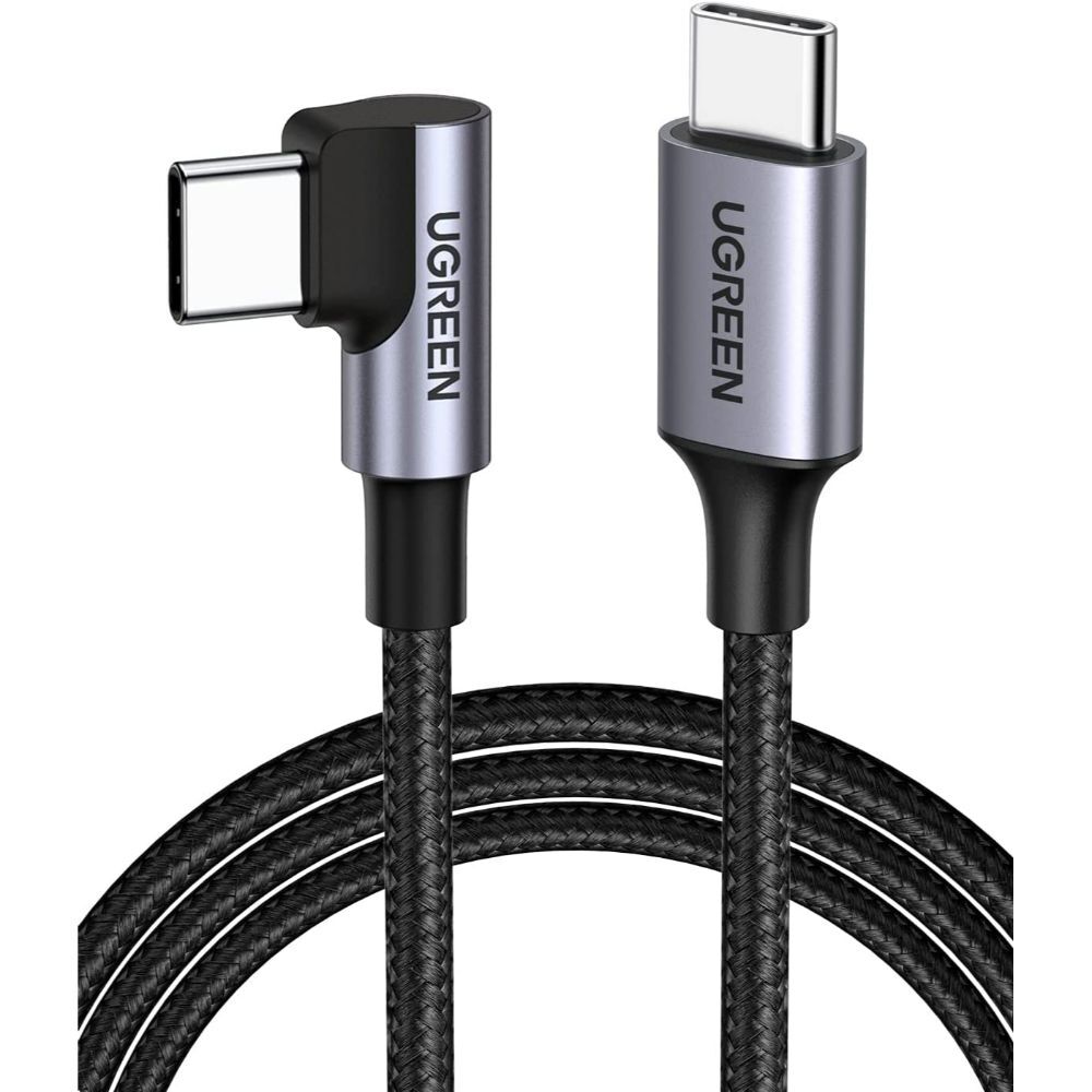 UGREEN 3m USB C to USB Type C Cable Right Angle 90° Degree 60W PD Fast Charging Data Sync