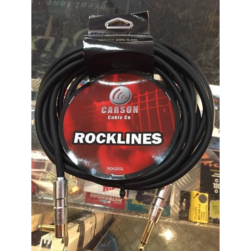 Buy CARSON ROK20SL ROCKLINES 20' INSTRUMENT CABLE - MyDeal