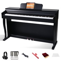 Maestro MDP600B 88-Key Weighted Hammer Action Digital Piano w/ Sliding Lid & Bluetooth (BLACK) - Bench Sold Separately