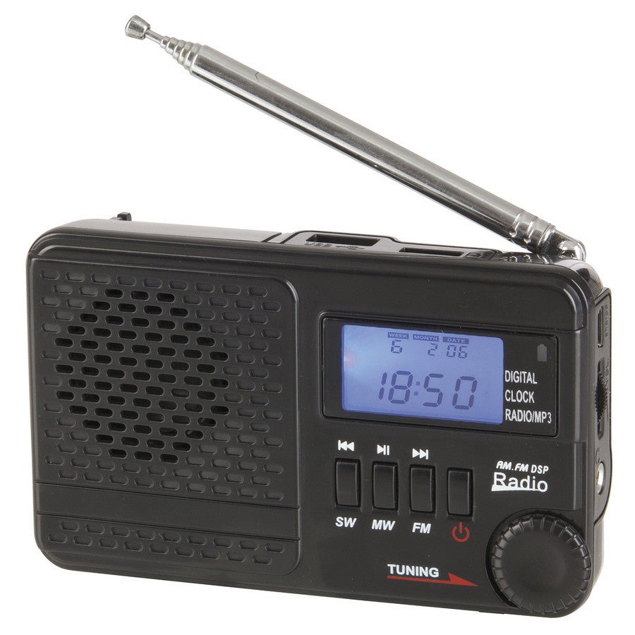 AM/FM/SW Rechargeable Radio with MP3