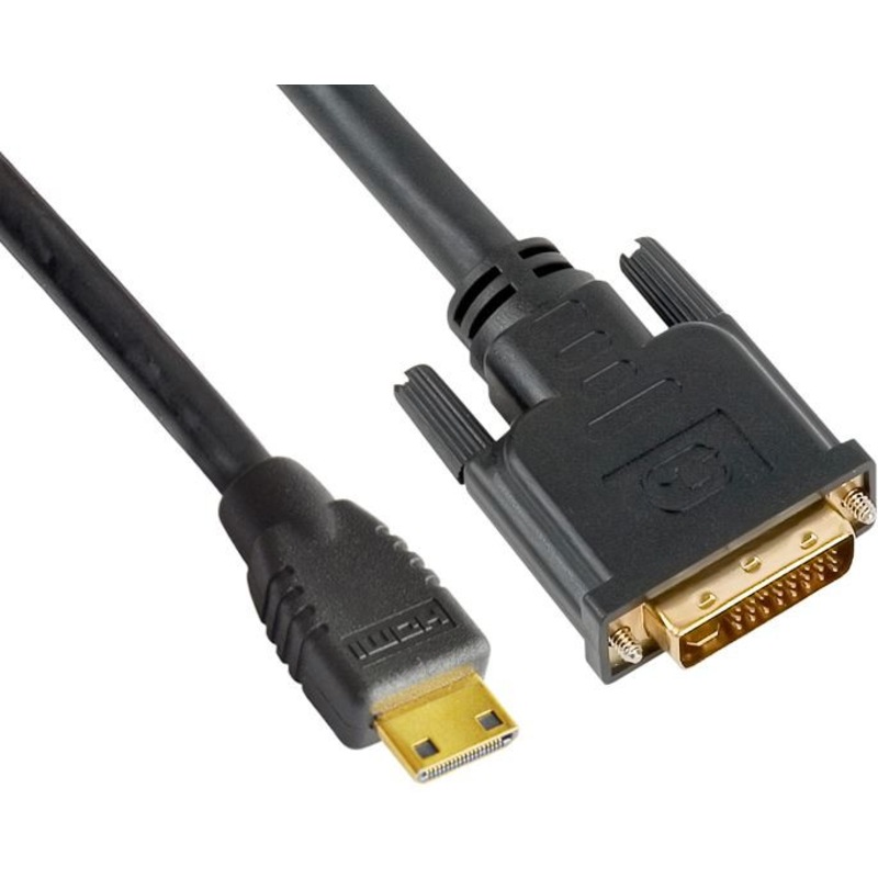 Buy Astrotek Mini HDMI to DVI Cable 60cm - 19 pins Male to 24+1 pins ...