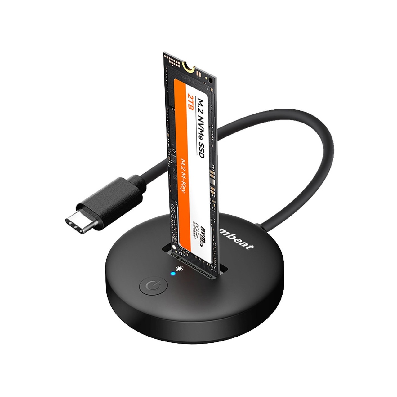 Buy mbeat H1 USB 3.2 Gen2 10Gbps M.2 NVMe & SATA SSD Mini Dock (Black ...