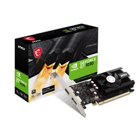 MSI nVidia GeForce GT 1030 4GD4 LP OC Video Card, PCI-e 3.0, 1430 MHz Boost Clock, 1x HDMI 2.0, 1x 1.4a