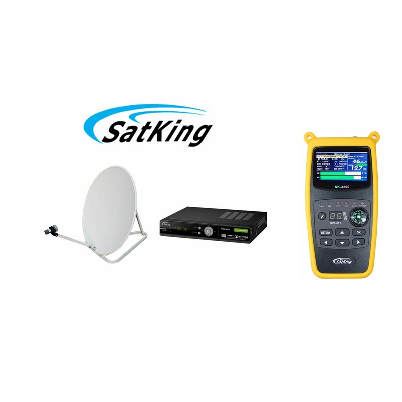 Buy Satking VAST Portable Satellite TV Dish Folding Kit w/ white fold