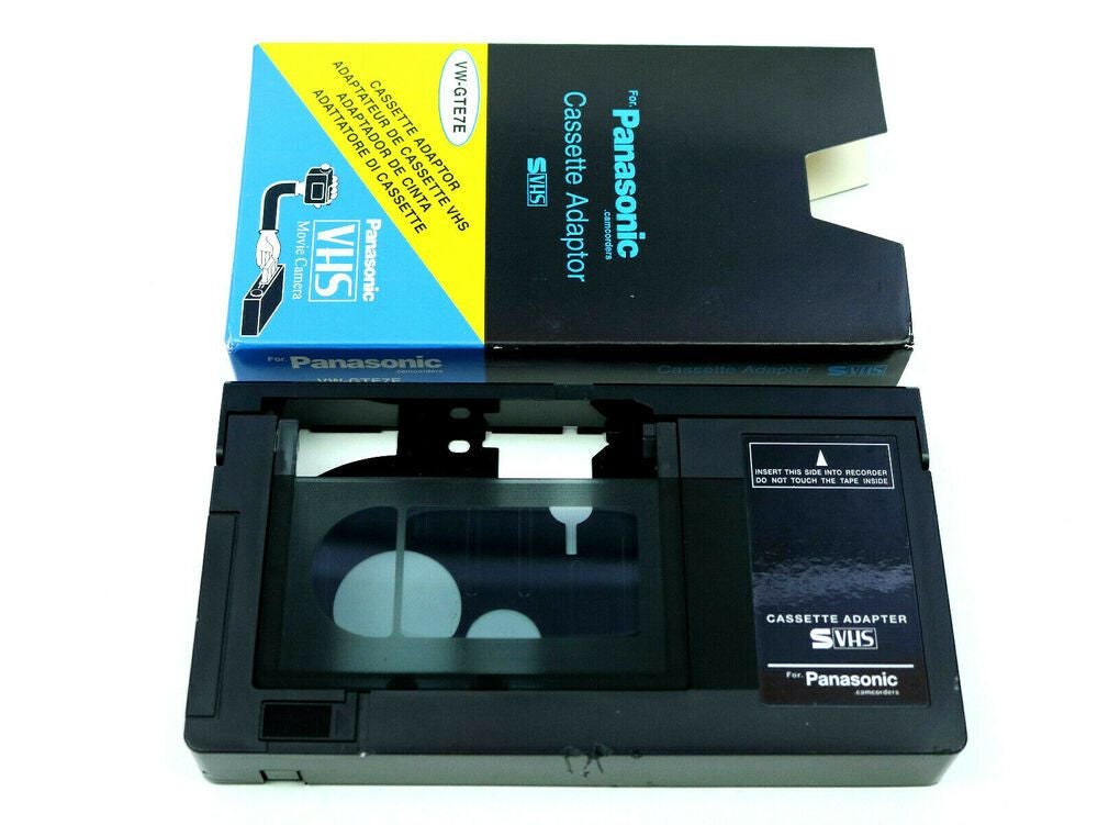 VHS to VHS-C VHSC VHS C Tape Converter Adaptor Play Compact Cassette VCR Player