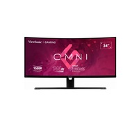 ViewSonic 34' Curved 3440x1440, 144Hz, 1500R , HDR10, Adaptive Sync, 2x HDMI, 2x DP, Speakers, VESA 100x100 VX3418-2KPC Gaming Monitor