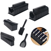 10 PCS DIY Sushi Maker Making Kit Rice Roller Mold Tools Set for Kitchen Beginners