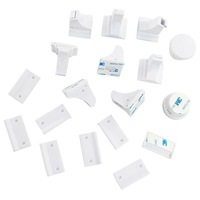 12 Locks Magnetic No Drilling Cabinet Drawer Cupboard Locks Baby KidS Safety Lock