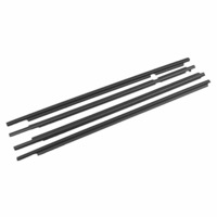 4pcs Weatherstrip Moulding Trims Fit For Toyota Land Cruiser Prado 120 Series 03-09