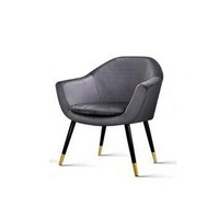 Armchair Lounge Chair Accent Armchairs Retro Single Sofa Velvet Seat