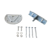 Roller Door Anchor Garage Lock For Warehouse Security Industrial Door Silver