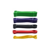 Set of 5 Heavy Duty Resistance Band Loop Power Gym Fitness Exercise Yoga Workout