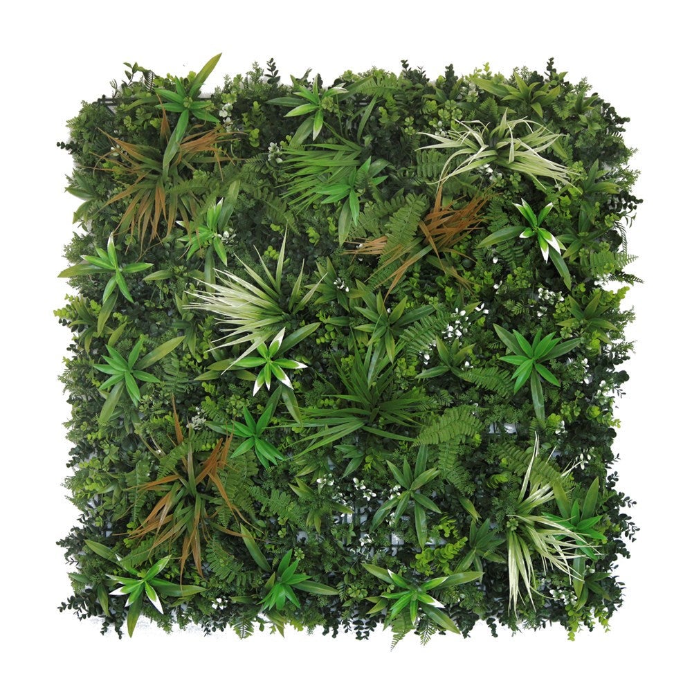 Artificial Hedge - Spider Fern - 100 x 100cm