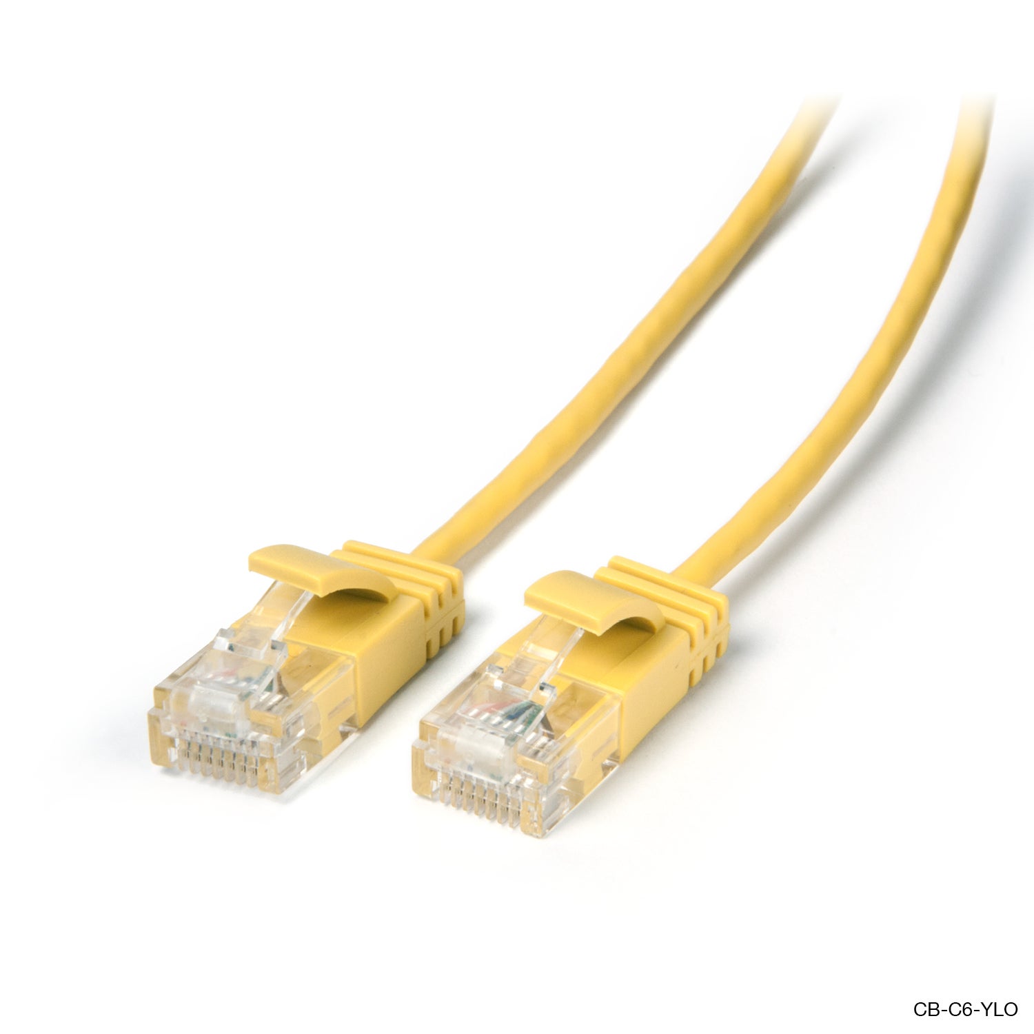 5m Ultra Slim Cat6 Network Cable Yellow