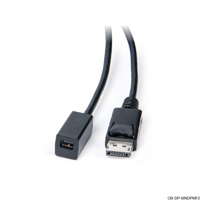 DisplayPort to Mini DisplayPort Male to Female 2M Cable