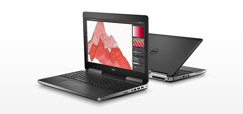 Dell Precision 7520 Mobile Workstation Laptop - Intel Xeon E3-1545M v5 2.9GHz - Nvidia Quadro M1200 4GB - Win 10 - 32GB RAM - 256SSD 500GB HD - REFURBISHED
