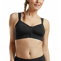Carefix Anna Post-Op Bra (Zipper Front Closure, Back Adj Straps) - Black