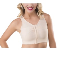 Isavela Post Op Compression Support Bra w/ Built-In Stabilizer - Beige
