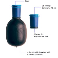 Male Uribag Urinal Bottle with Lid