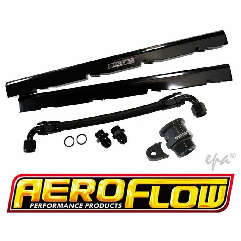 Buy Aeroflow Billet EFI Fuel Rails & Regulator Adapter Holden 5L 304