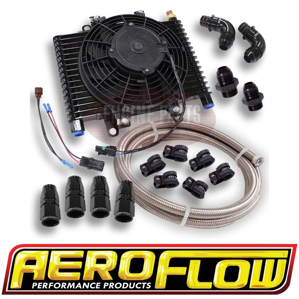 Aeroflow Jatco 3-Speed Auto Transmission Oil Cooler Kit For Holden Commodore VL