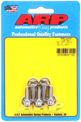 thumbnail image 2 of ARP 644-2000 5-Piece Bolt Kit – 3/8-16 Thread, 2.000 Inch Length, 12-Point Head, Chromoly Black Oxide 2 of 12