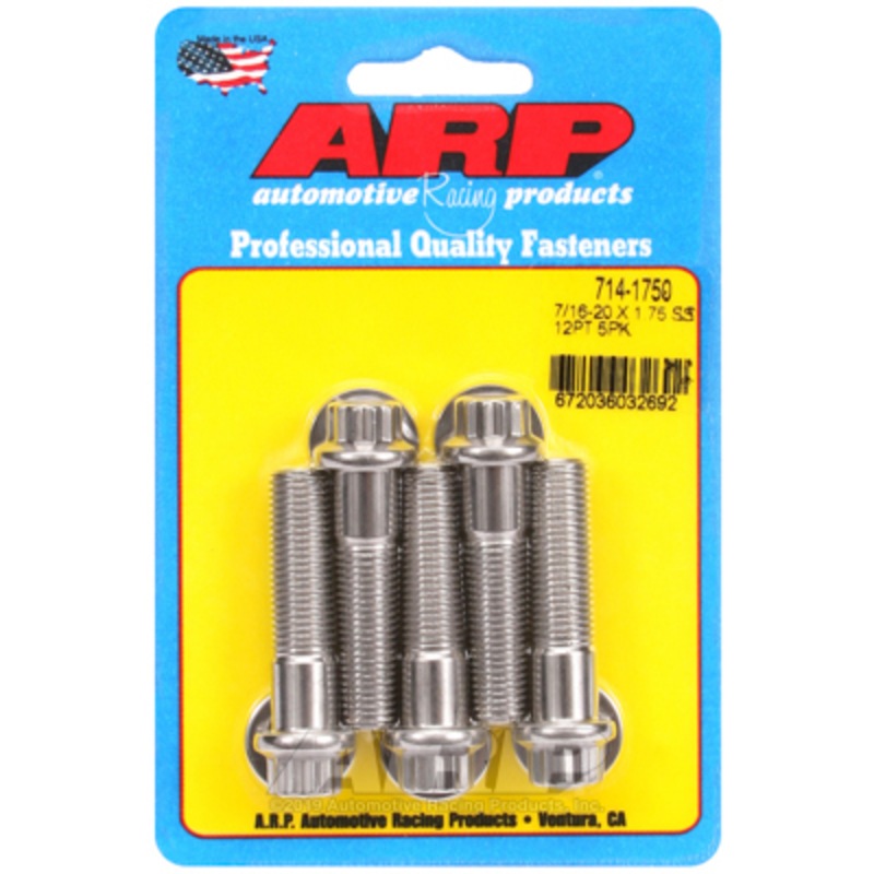ARP Bolt Kit - 12pt (5) 7/16-20 x 1.750