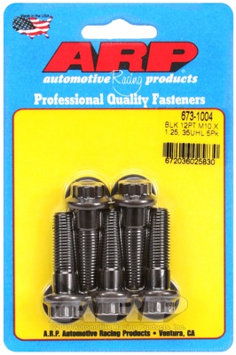 Buy ARP 5-Pack Bolt Kit 12-Point S/S M10 x 1.25 Thread x 35mm UHL 12mm ...