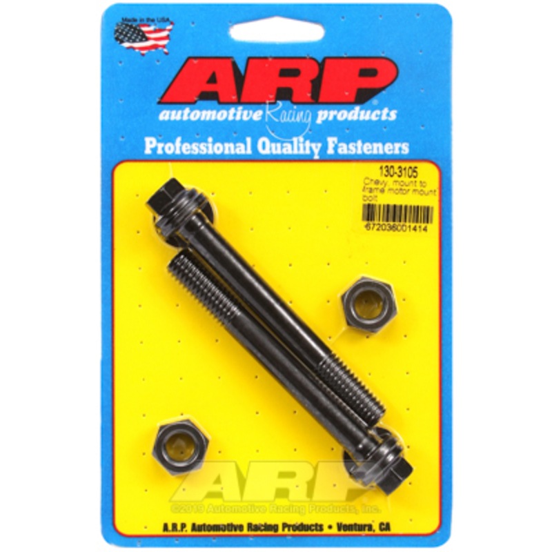 Buy ARP Motor Mount Bolt Kit Hex Head Black Oxide fits SB/BB Chev V8