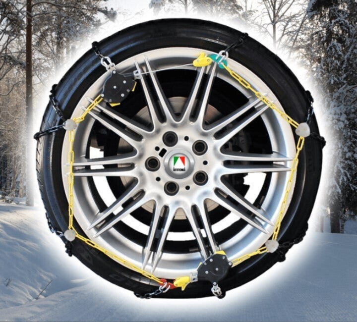 Autotecnica 12mm snow chains Premium Autofit fits 255/45x19 tyre size