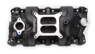 Buy Edelbrock Intake Manifold Performer RPM Dual Plane Aluminium Black ...