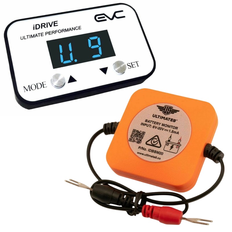 Buy EVC iDrive Throttle Controller + battery monitor white for Jeep