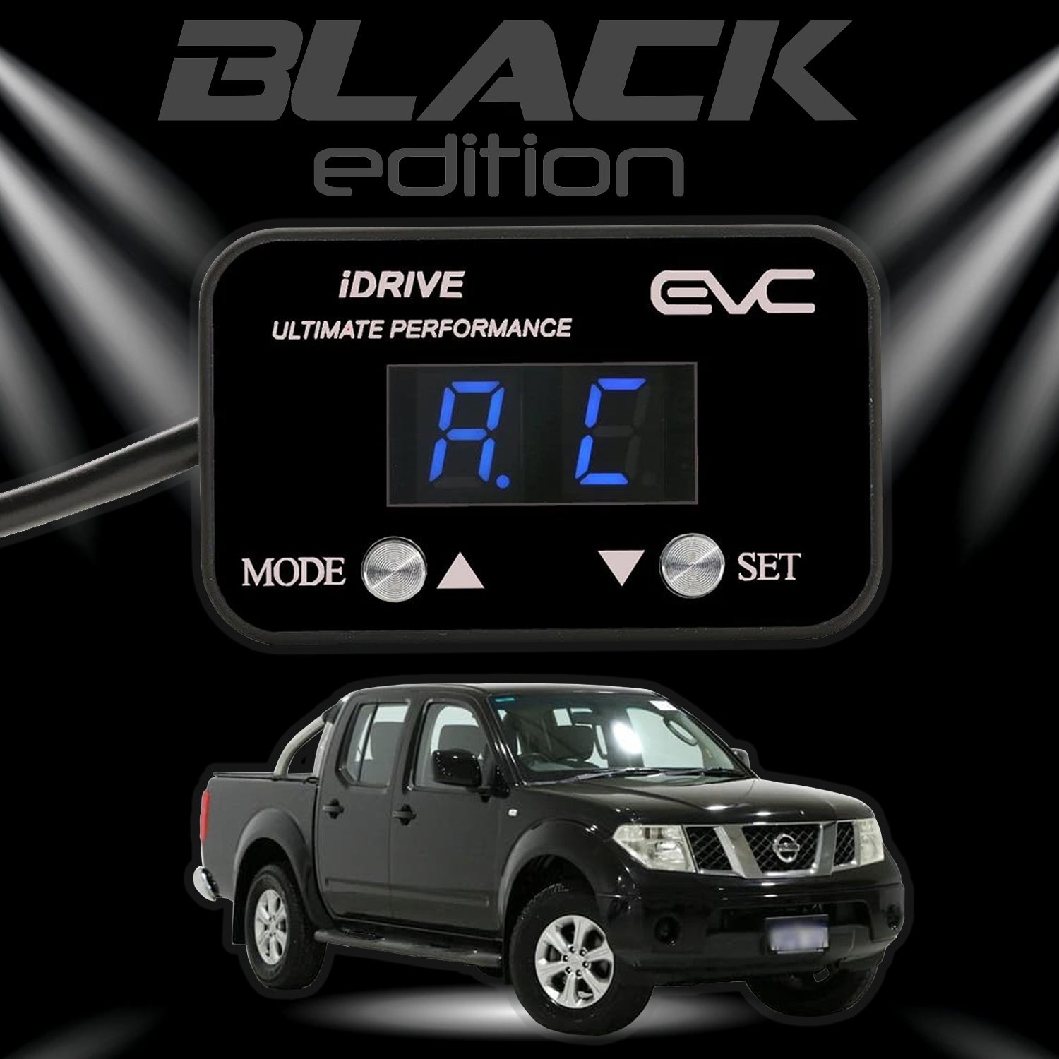 for Nissan Navara D40 2006 - 2015 Black iDrive WindBooster Throttle Controller