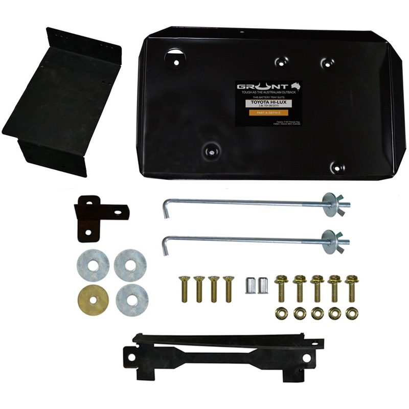 Buy Grunt 4x4 Dual battery tray for Toyota Hilux GUN126 136 2.8 turbo