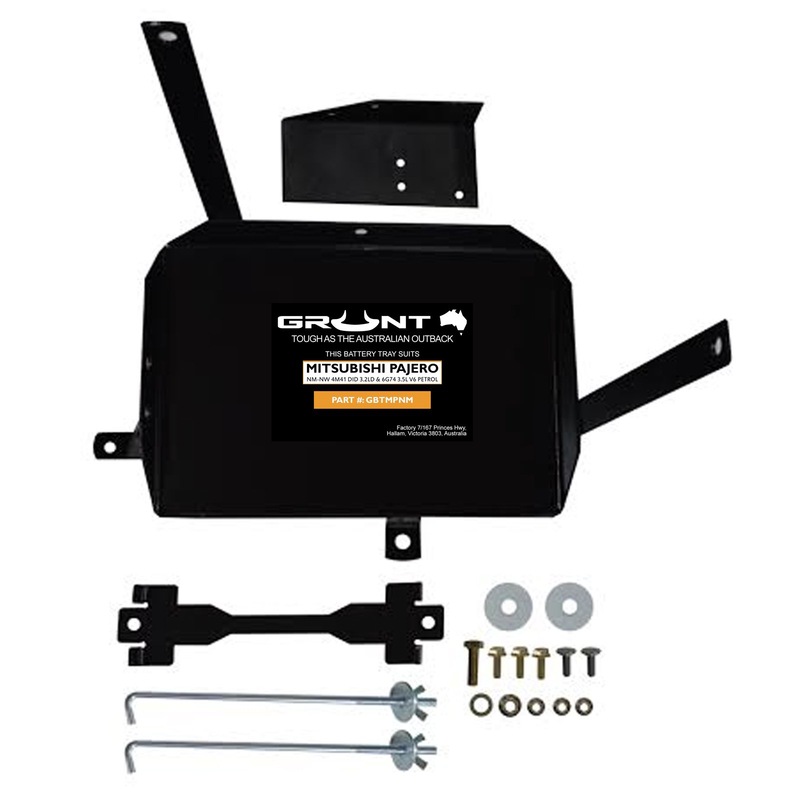 Buy Grunt 4x4 Dual battery tray for Mitsubishi Pajero NM NP NS NT NW
