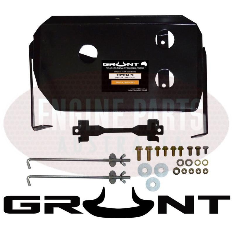 Buy Grunt 4x4 dual battery tray system for Toyota Landcruiser 70 78 79