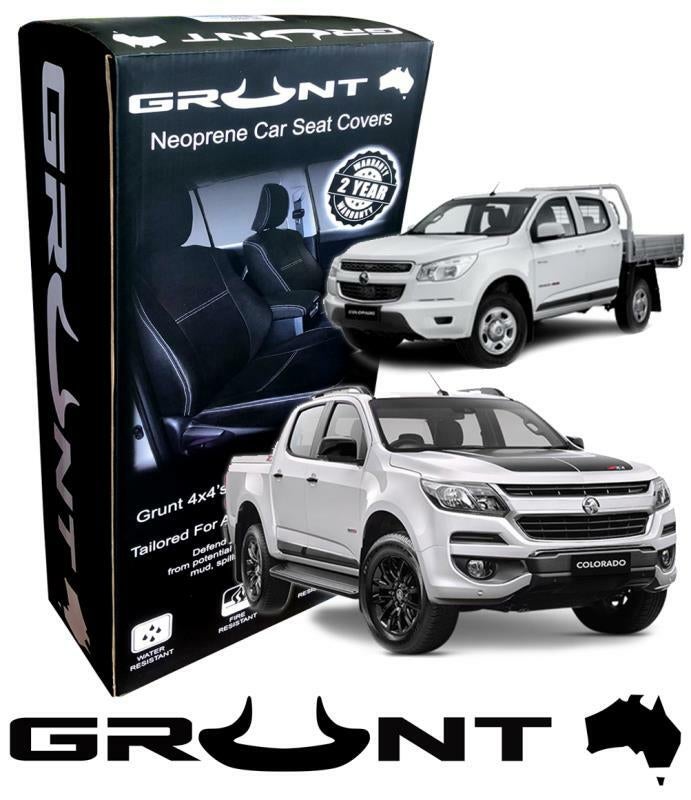Grunt 4x4 neoprene car front seat covers Holden Colorado RG 2012-2020 GSC-HCF