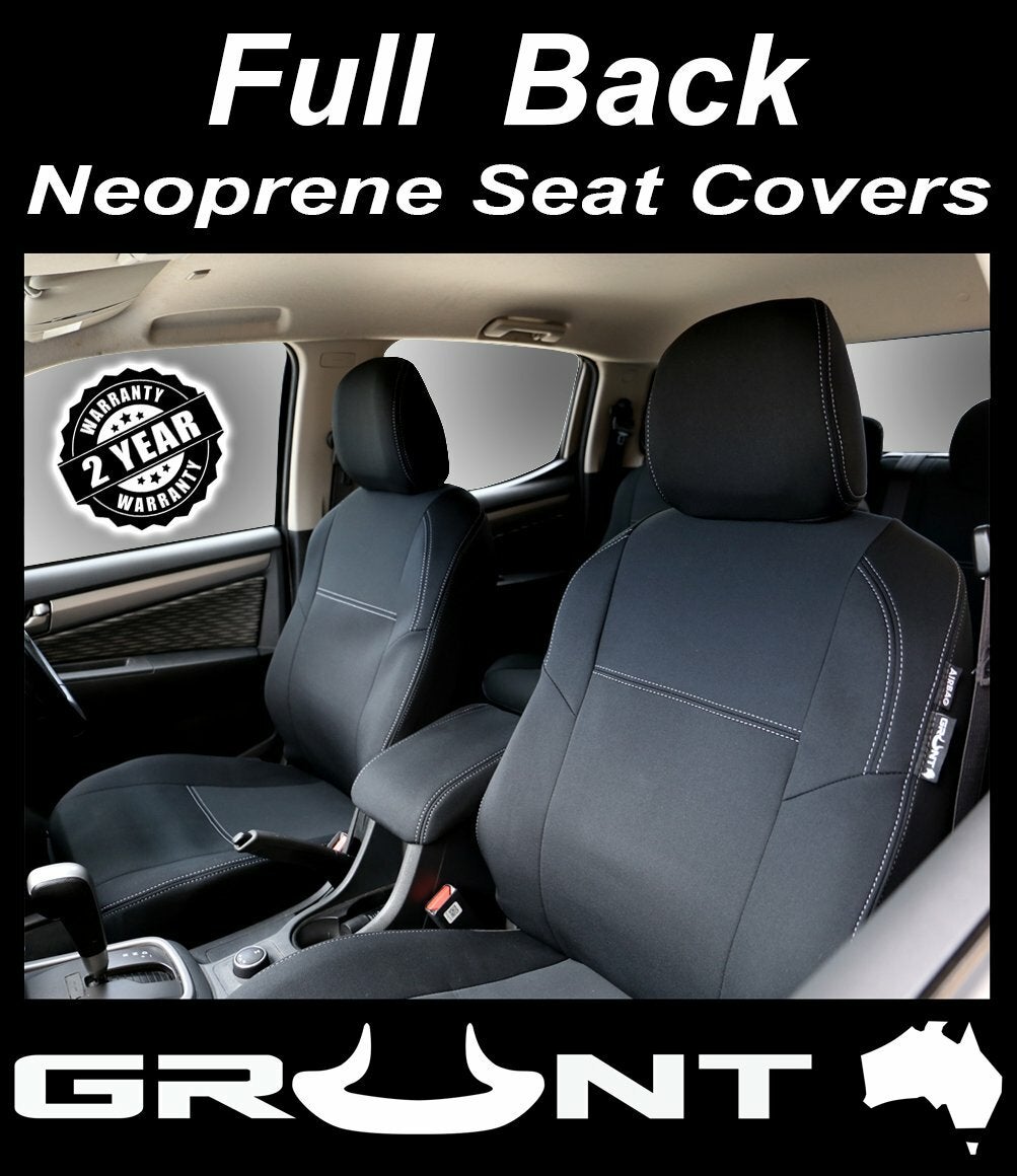 Grunt 4x4 Volkswagen Amarok neoprene car seat covers 2011-2019 Rear