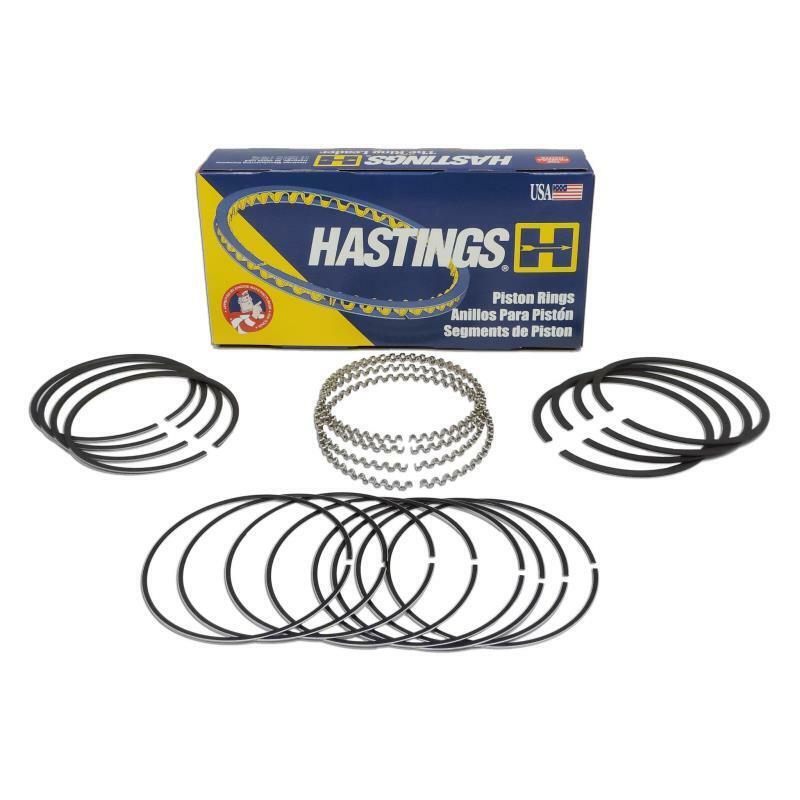 Hastings for Ford Falcon 170 Pursuit 6-Cyl Moly Piston Rings stock bore size
