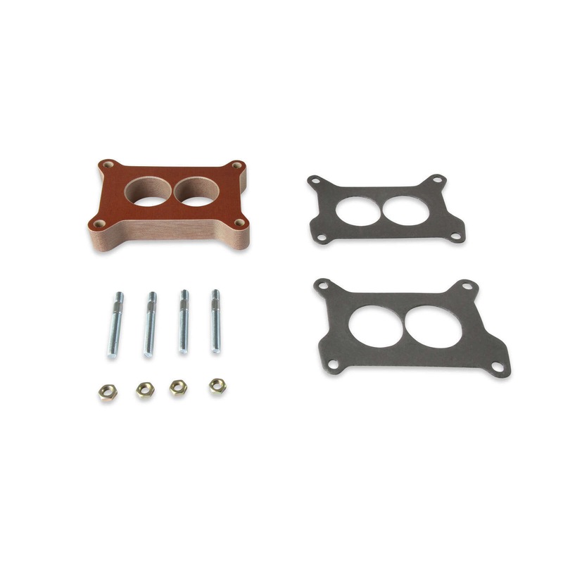 Buy Holley Carburetor Spacer Phenolic 1 in. Thick Ported 2Barrel HY1772 MyDeal