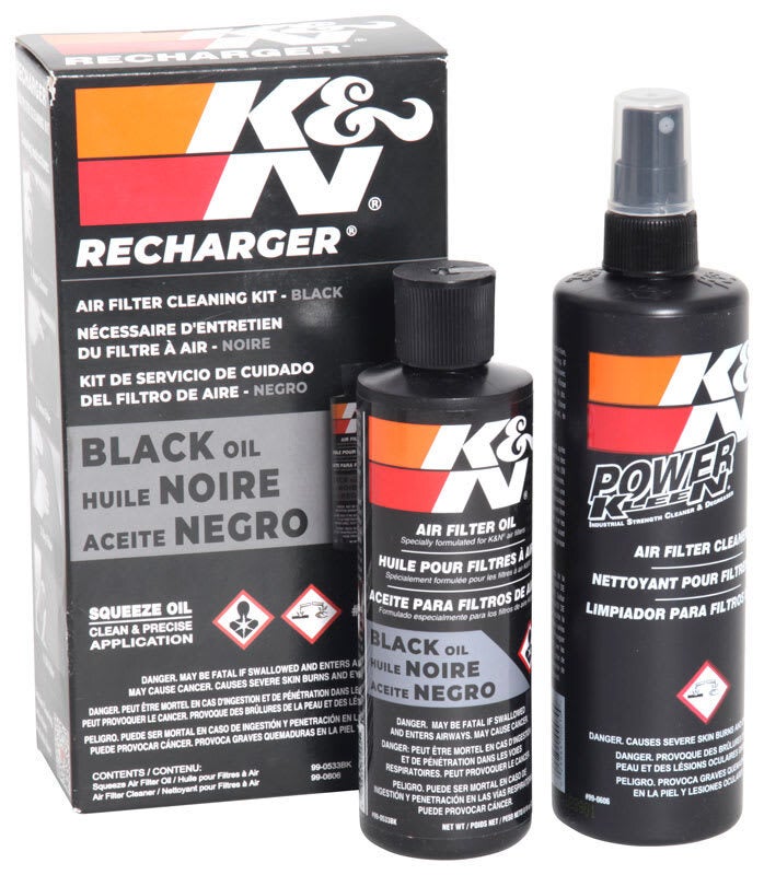 K&N Recharger Filter Care Service Kit Air filter cleaner For Black Air Filters