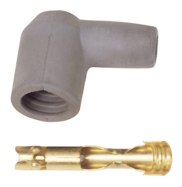 Buy MSD Coil Wire Boot and Terminal Socket 90 Degree Boots 8.0-8.5mm ...