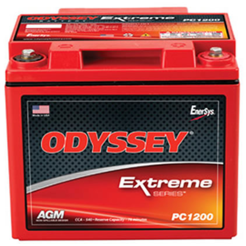 Odyssey 12V Extreme Series AGM Battery with Metal Jacket 540 CCA LxWxH 201mm x 170mm x 173mm