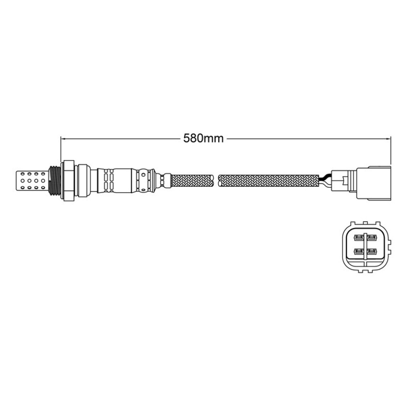 Post-Cat Oxygen O2 Sensor for Toyota 4 Runner 1GR-FE 4.0 - Rear Post-Cat Oxygen O2 Sensor for Toyota 4 Runner 1GR-FE 4.0 - Rear