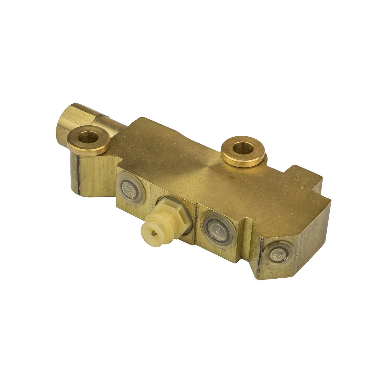 Proflow Brake Proportioning Valve Fixed Dual Inlet 3 Outlets Brass Front Disc/Dr