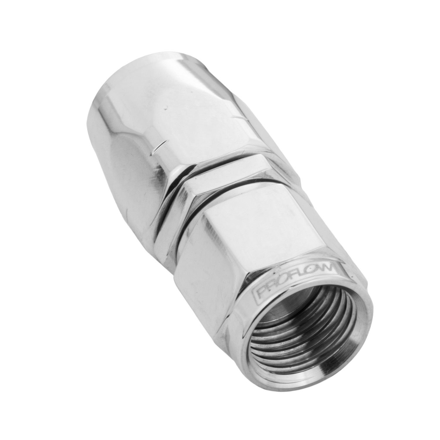 Proflow Fitting Hose End Straight Full Flow -06AN Polished PFE501-06HP