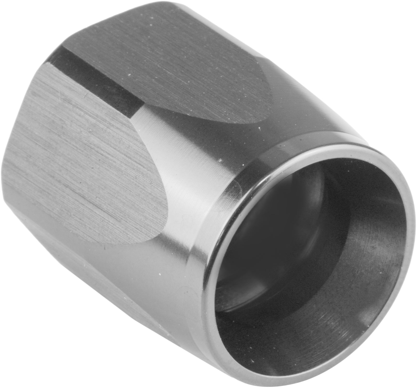 Proflow Replacement Hose End Socket Nut -08AN Aluminium Silver PFE298-08DP