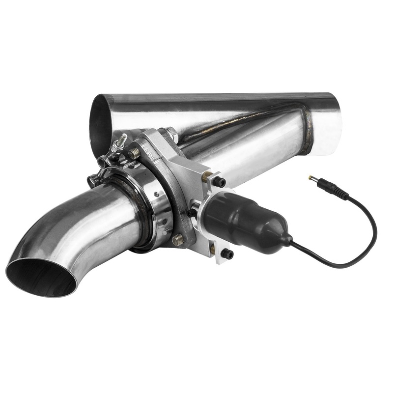 Buy Proflow Single Exhaust Cutouts Electric Aluminium Bolt On 4.0 in